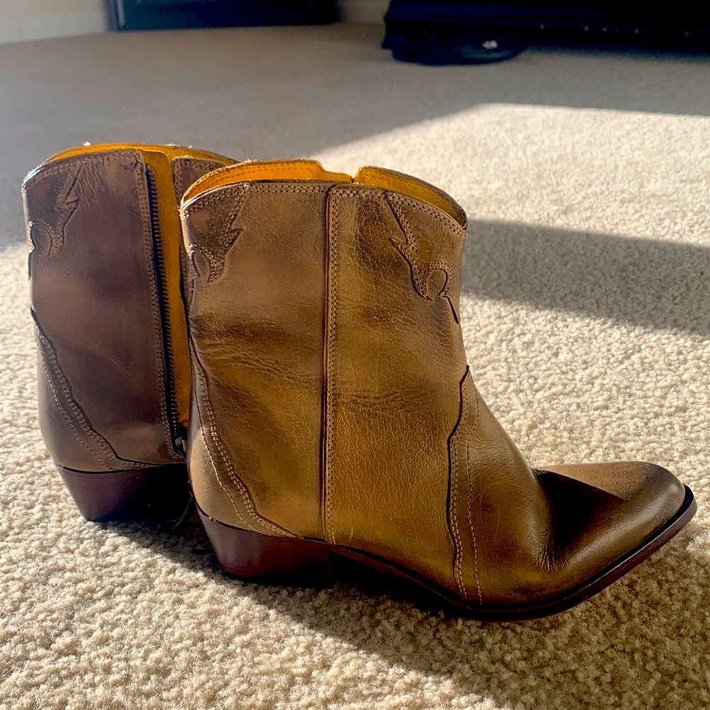 Free People western short booties